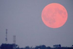 Eclipsă totală de Lună, vizibilă din Bârlad