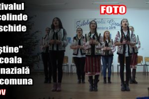 Festivalul de colinde „Deschide uşa creştine” la Şcoala Gimnazială din Girov