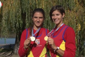 Gianina, Ionela şi Viviana, fetele de aur ale canotajului românesc