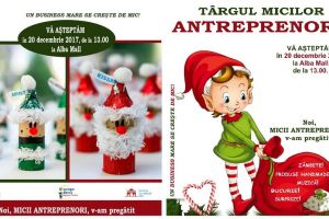 ASTĂZI: ”Târgul micilor antreprenori” la Alba Mall. Peste 140 elevi de clasa a IV-a, vă aşteaptă pentru a vă bucura împreună, în pragul Sărbătorilor de iarnă