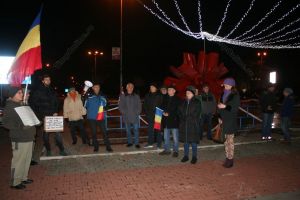 Nou protest la Bistriţa, de data aceasta, sâmbătă