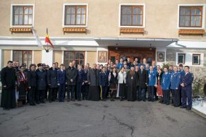 Corurile serviciilor din Harghita au fost cu colinda la Centrul Eparhial al Episcopiei Ortodoxe