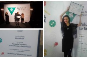 FOTO: Proiectul „Fără Risipă”, de la Aiud, premiul Proiectul de Voluntariat al Anului în domeniul Protecţia Mediului, la Gala Naţională a Voluntarilor