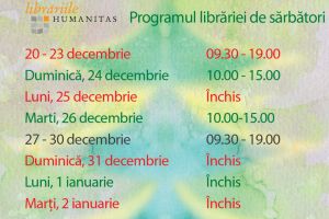 Librăria Humanitas Râmnicu Vâlcea este pregătită pentru Sărbători!