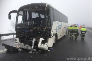 FOTO. Accident grav în Germania. Autocar din Satu Mare, implicat