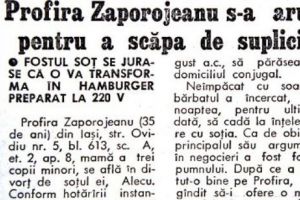 Ca să nu-i bage soţul degetele în priză a sărit de la etaj