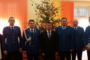 Jandarmii mureşeni, la colindat