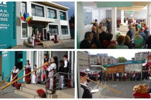 FOTO: Sucursala din Cîmpeni a Casei de Ajutor Reciproc Credit Teiuş şi-a inaugurat un nou sediu