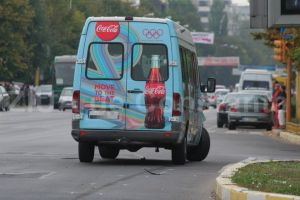 Razie la Constanta. Microbuzele maxi-taxi trase pe dreapta de politistio. Au fost aplicate amenzi