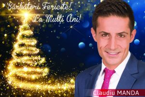 Claudiu Manda: Sărbători Fericite! La Mulţi Ani!