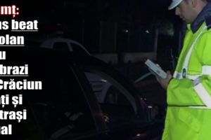 Neamţ: Prins beat la volan şi cu doi brazi de Crăciun tăiaţi şi sustraşi ilegal