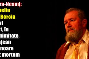 Piatra-Neamţ: Corneliu Dan Borcia a fost votat, în unanimitate, cetăţean de onoare post mortem