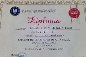 Toader Ignătescu, premiat la Salonul Internaţional de Artă Naivă