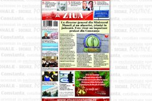 ZIUA de Constanta, format PDF, pagina 1 editia din 22 Decembrie 2017