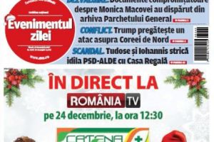 Vineri, 22 decembrie 2017