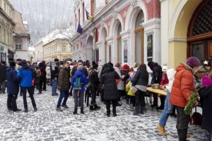 Elevii de la Liceul Teoretic Honterus au fost mici antreprenori pentru câteva ore