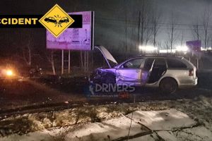 FOTO. Accident grav la intrare în Satu Mare. Trei autovehicule avariate