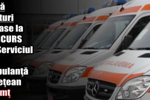 Două posturi scoase la CONCURS de Serviciul de Ambulanţă Judeţean Neamţ