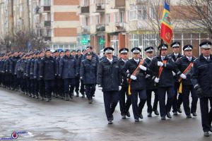 Festivitatea de absolvire a subofiţerilor jandarmi, municipiul Gheorgheni