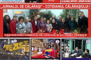 Jurnalul de Călăraşi nr. 3034 din 22 decembrie 2017 – 3 ianuarie 2018