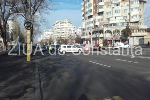 Traficul a fost blocat pe bulevardul Alexandru Lapusneanu din Constanta in zona Casa de Cultura. De ce a fost luata aceasta decizie (galerie foto)