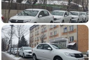 Poliţia bistriţeană şi-a reînnoit parcul auto cu şapte autospeciale Dacia Logan