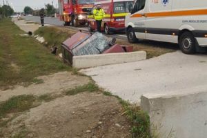 Accident la Romaneşti