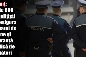 Neamţ: Peste 600 de poliţişti vor asigura climatul de ordine şi siguranţă publică de sărbători