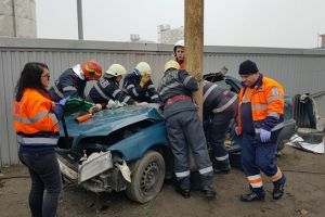 Accidente in lant pe Calea Buziasului. O persoana a ramas incarcerata