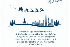 Conducerea Primăriei Satu Mare vă urează Crăciun Fericit!