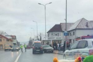 Accident pe Iorga. O persoană rănită