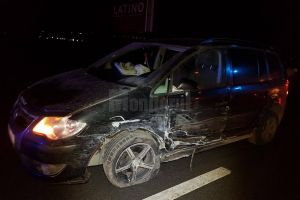 Trei maşini s-au ciocnit pe E 85, la ieşirea din Suceava