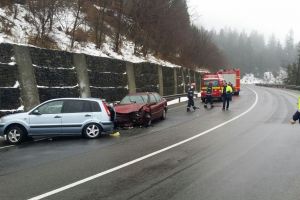 Accident pe DN 17 între Castelul Dracula şi Valea Străjii