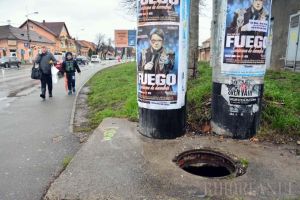 Atenţie pe unde păşiţi! Canal descoperit în zona autogării Decebal