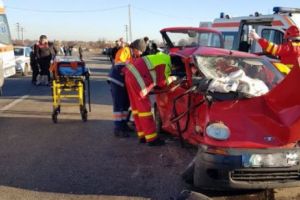 ACCIDENT GRAV, cu victime încarcerate, la CONSTANȚA. Echipaje ISU Dobrogea, la faţa locului  