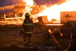 Zgomotele din Moftin, cauzate de reaprinderea focului. N-a fost nicio explozie