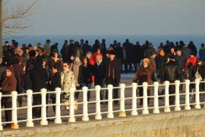 A fost vreme de primavara, astazi la malul marii