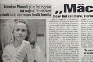 Ploscă, din Snagov, şi-a măcelărit soţia 1995 şi trei din cei patru copii