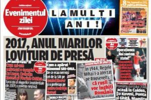 Vineri, 29 decembrie 2017