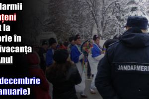 Jandarmii nemţeni sunt la datorie în minivacanţa de Anul Nou (30 decembrie – 2 ianuarie)