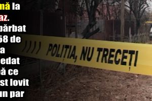 Crimă la Bicaz. Un bărbat de 58 de ani a decedat după ce a fost lovit cu un par