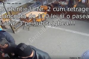 TÂRGOVIȘTE: Trei bărbaţi, filmaţi în timp ce păcălesc o vânzătoare