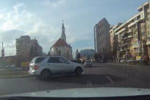 Cluj-Napoca: Cum se produc tamponările din prostie - VIDEO