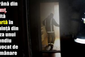 Bătrână din Neamţ, găsită moartă în locuinţa din cauza unui incendiu provocat de o lumânare