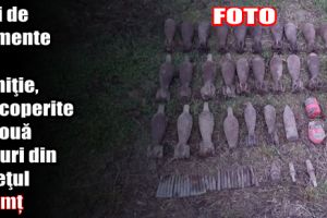 Zeci de elemente de muniţie, descoperite în două păduri din judeţul Neamţ