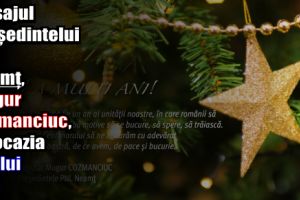 Mesajul preşedintelui PNL Neamţ, Mugur Cozmanciuc, cu ocazia Anului Nou