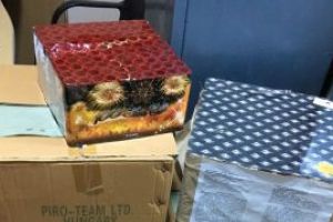 Actiuni de amploare: Sute de kilograme de articole pirotehnice confiscate de politistii baimareni