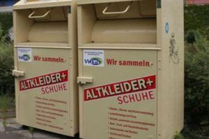 Român mort în timp ce încerca să fure haine uzate, în Germania. A fost strivit de mecanismul containerului