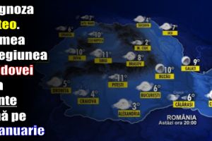 Prognoza meteo pe două săptămâni. Vremea în regiunea Moldovei şi la munte până pe 14 ianuarie 2017