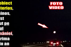 Un obiect luminos a fost văzut pe cerul României, în prima zi din an (1 ianuarie 2018)